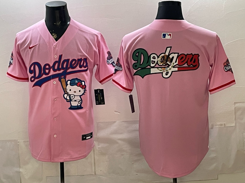 Men Los Angeles Dodgers blank pink Game 2026 Nike MLB Jersey 052103->los angeles dodgers->MLB Jersey